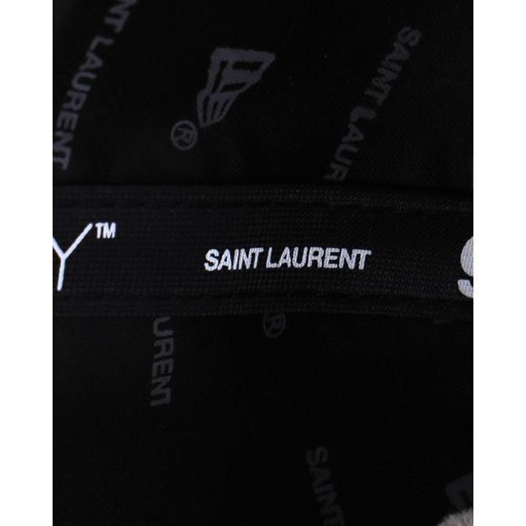 Saint Laurent x New Era Cassandre Cap in White Cotton - Picture 6 of 8